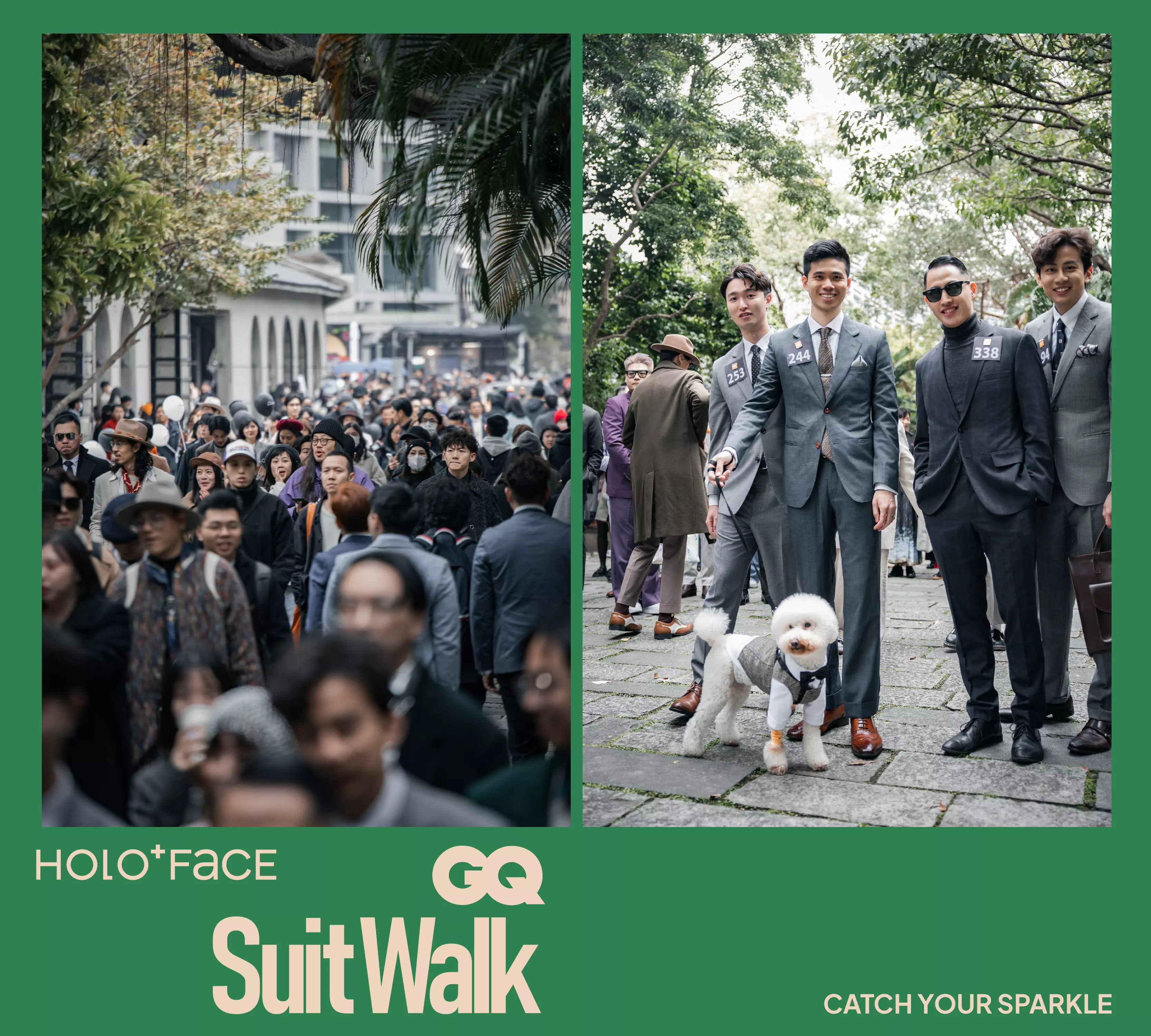 HOLO+FACE ╳ GQ Suit Walk 紳仕風格，魅力定格！